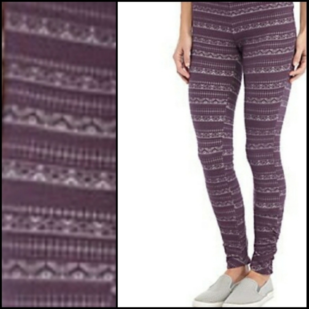 NEW! COLUMBIA plus size mtn. lodge jaquard leggings.
